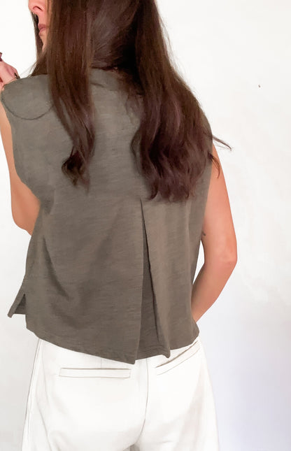 Brittany Olive Top