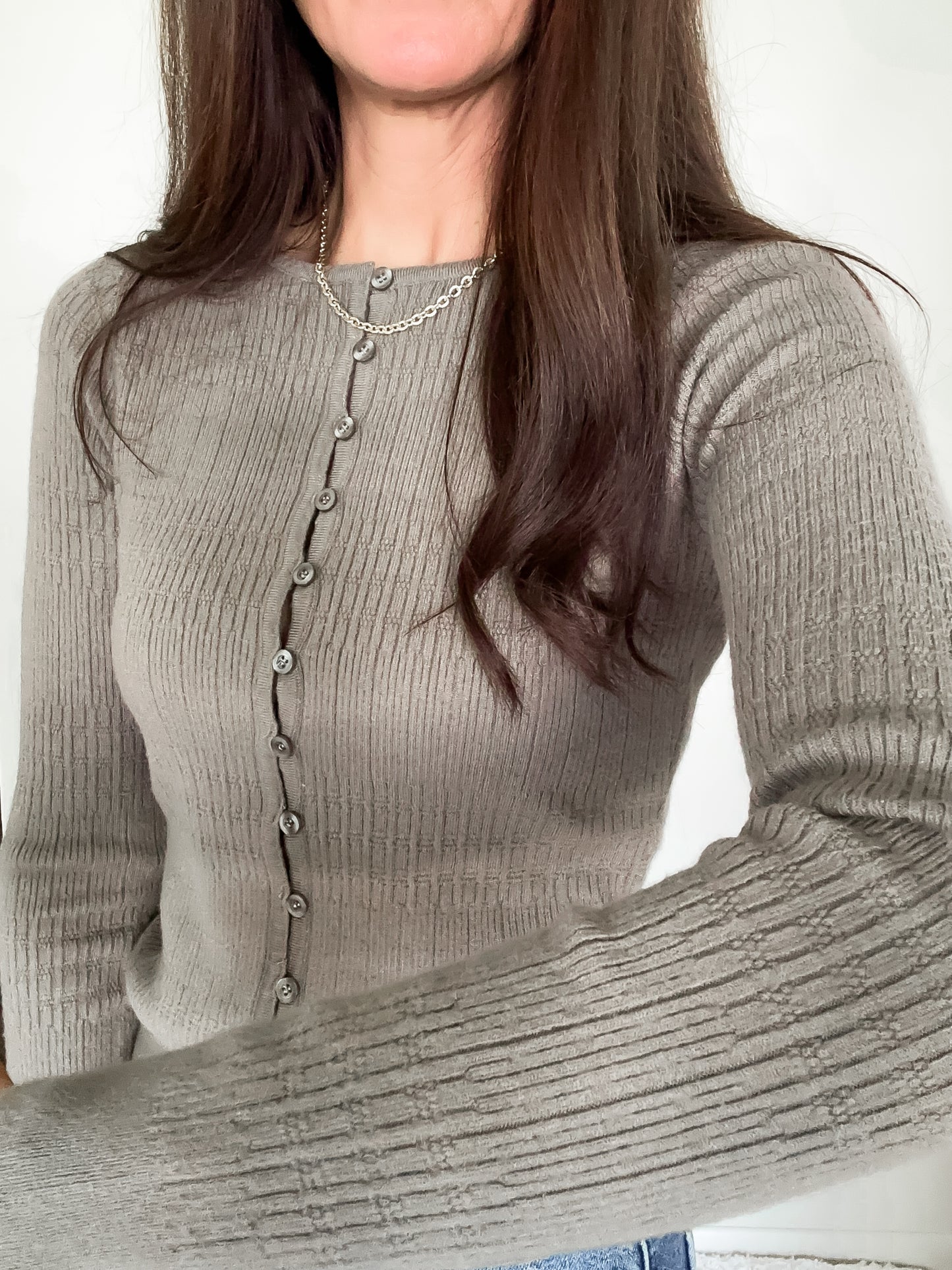 Jackson Button Cardigan Top
