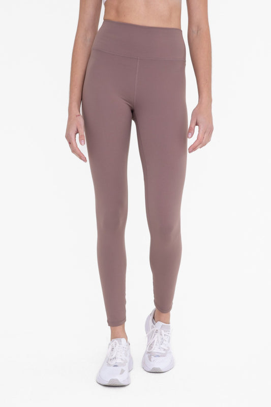 Essential Solid Leggings - Taupe