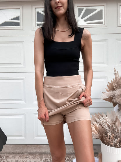 Ruthie Athletic Skirt - Tan