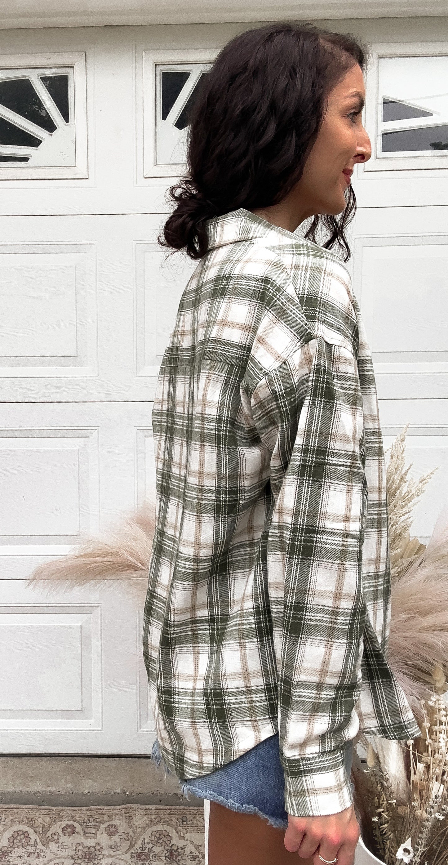 Auggie Olive Button Down