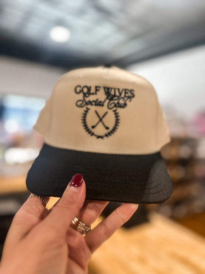 Golf Wives Social Club Two-Toned Fitted Hat