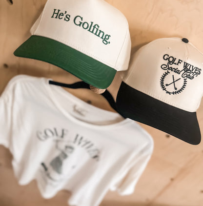 Golf Wives Social Club Two-Toned Fitted Hat
