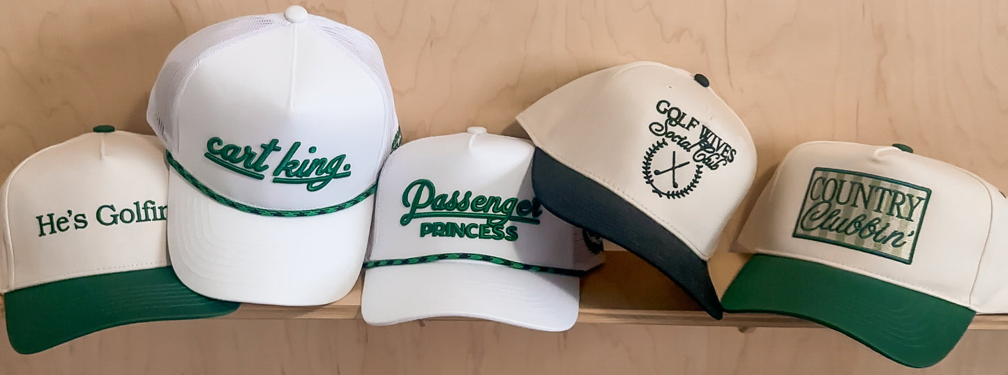 Golf Wives Social Club Two-Toned Fitted Hat