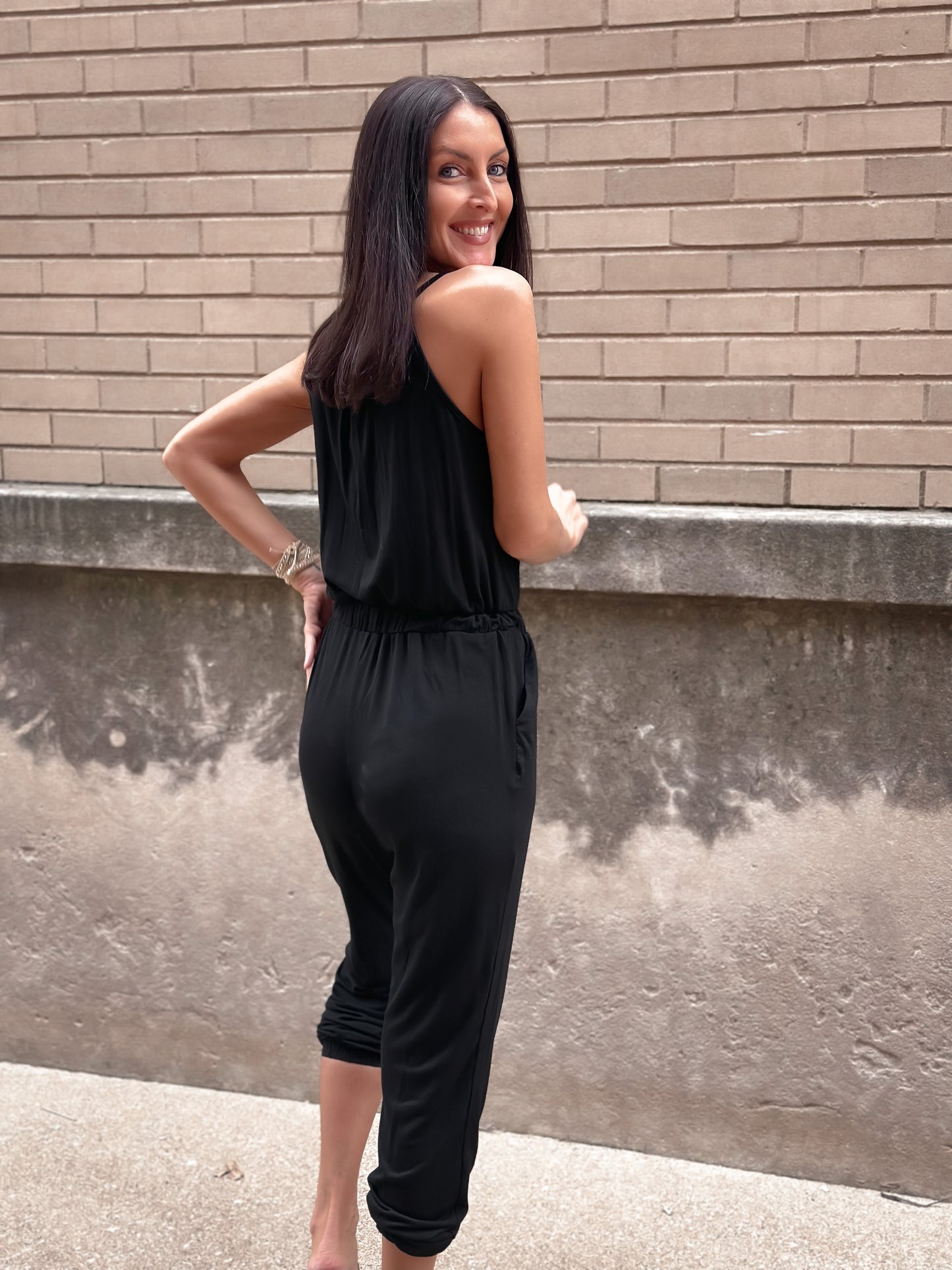 Jersey Knit Jumpsuit