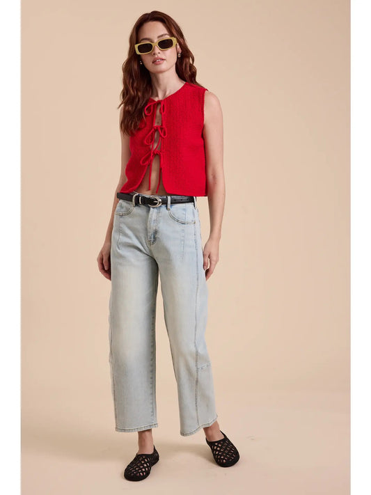 Ruby Red Vest Top