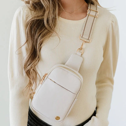 Bridget Crossbody Sling - Cream