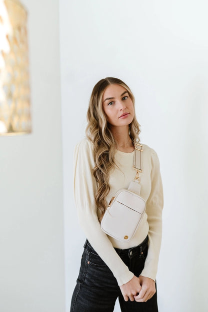 Bridget Crossbody Sling - Cream