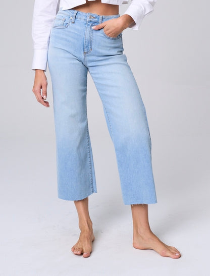 Billy Jean High Rise Crop Denim