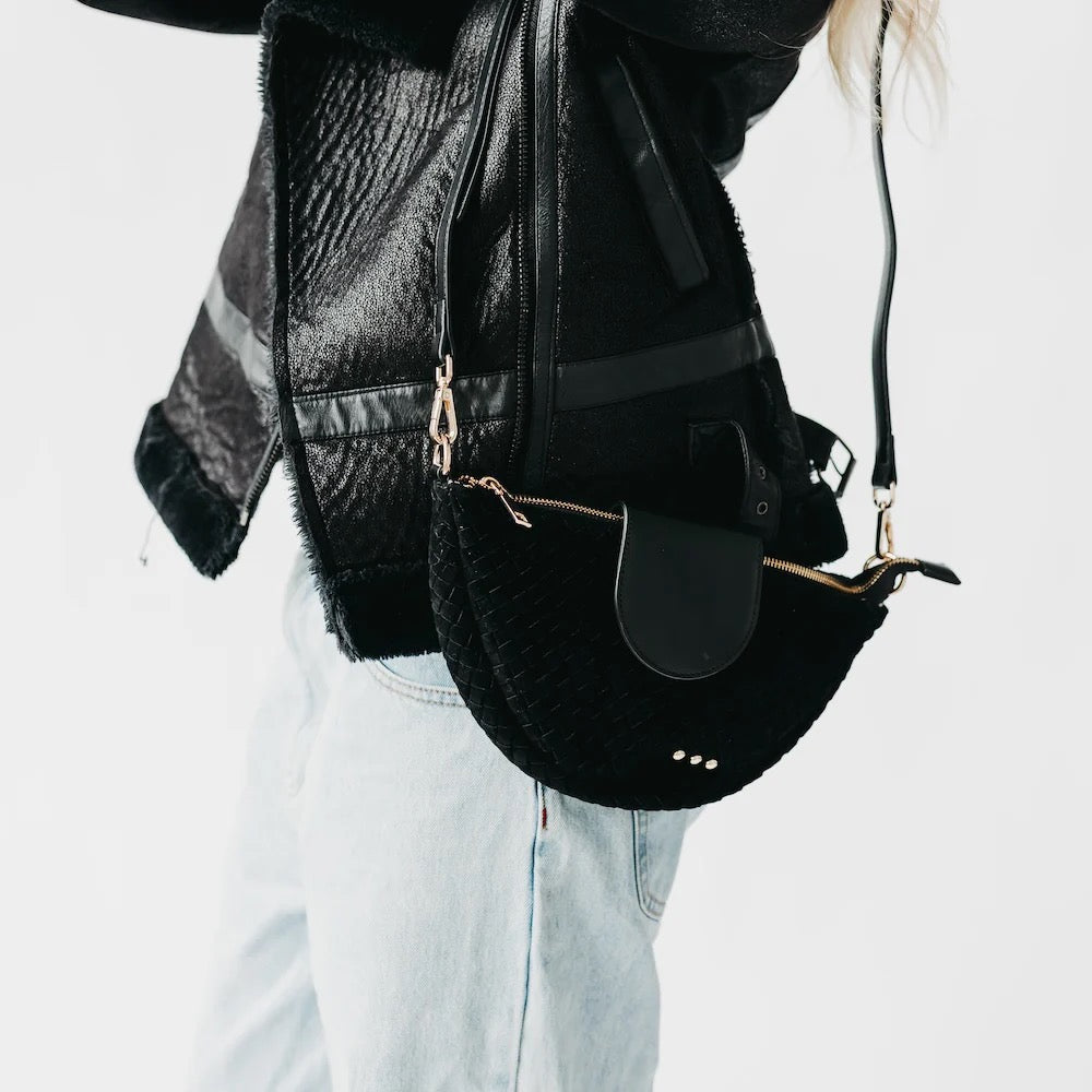 Selena Suede Crossbody