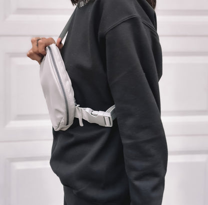 Nylon Fanny Pack - Lt. Grey