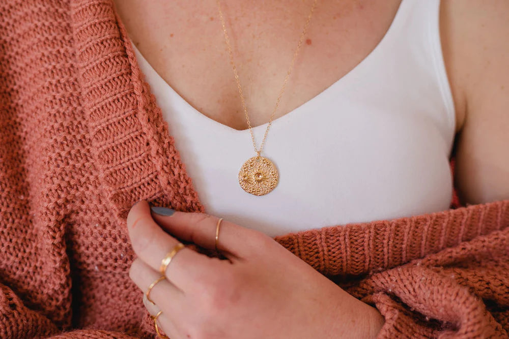 To The Moon + Back Necklace