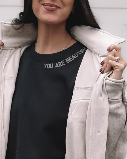 You Are Beautiful Crewneck Pullover