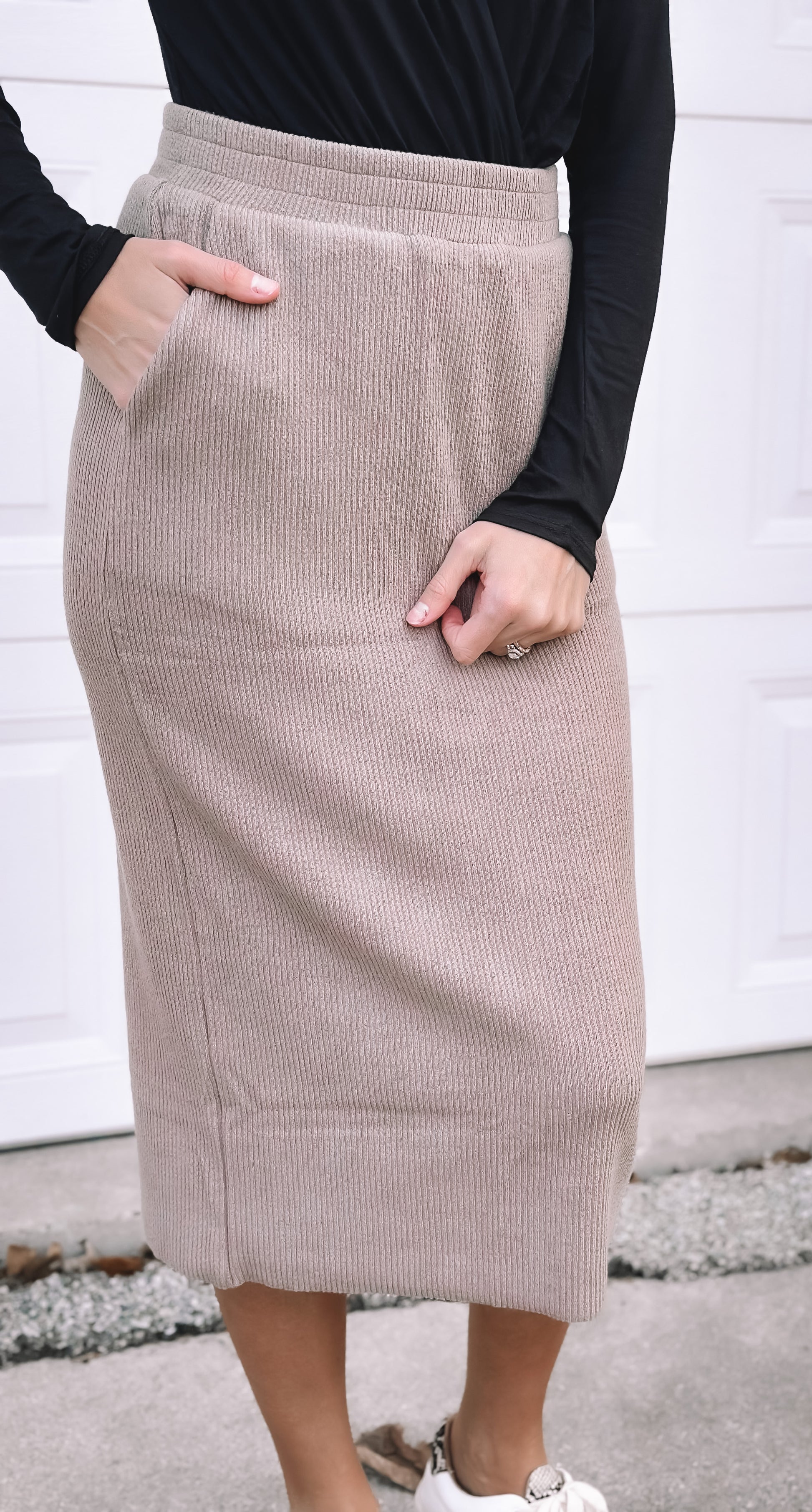 Soft Skirt - Taupe – Copper Seven